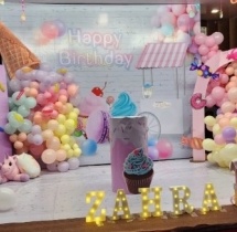 party artists Ice Cream and Sprinklers Theme Birthday Decorations